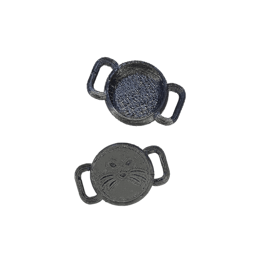 Front and back view of Tile holder